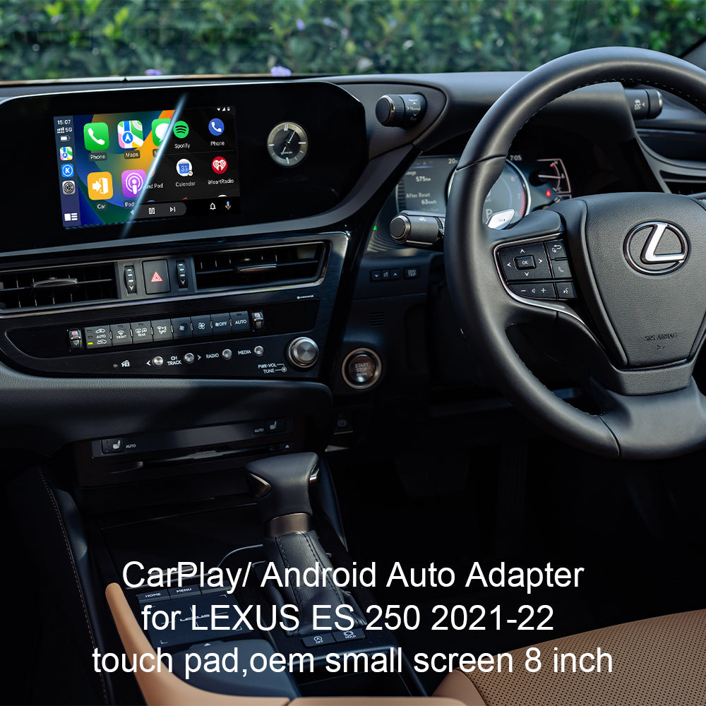 Lexus ES Wireless Android Auto Apple CarPlay for lexus ES 2021-22 With Touch Pad, OEM Small Screen 8 / 12.3 Inch