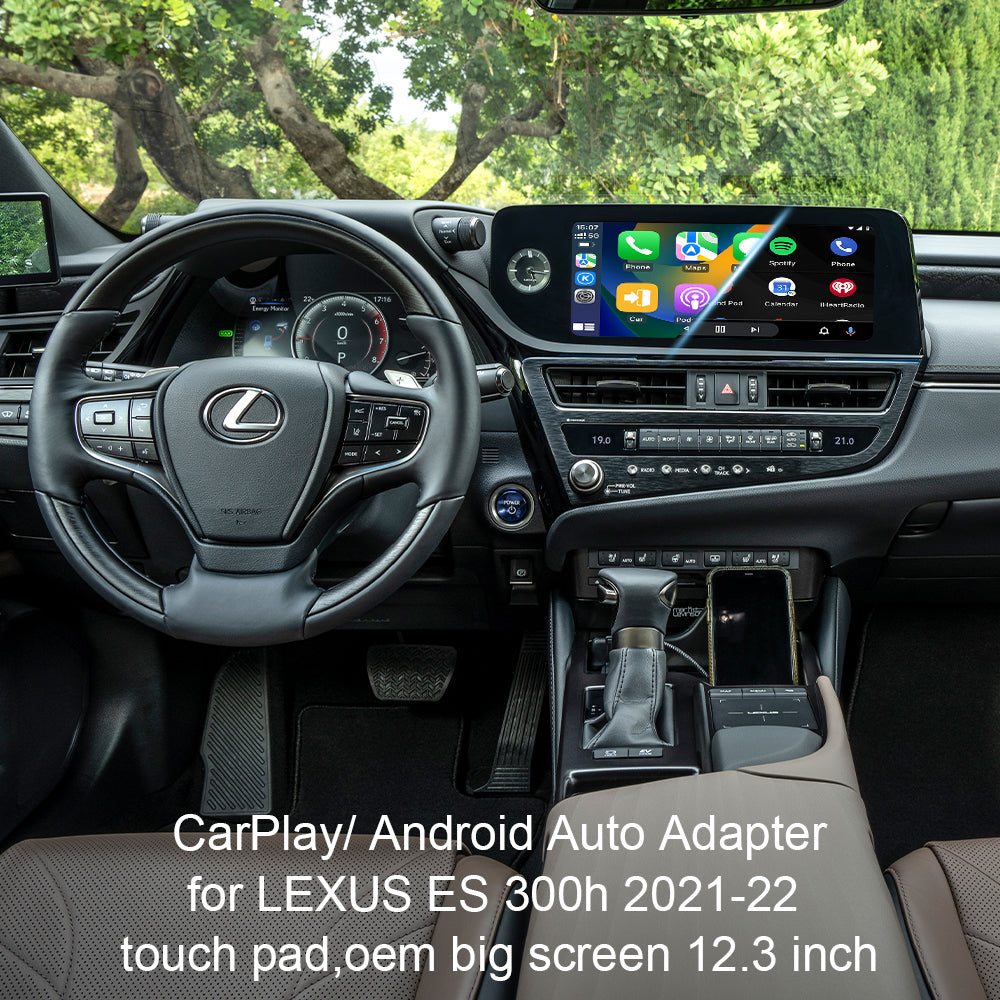 Lexus ES Wireless Android Auto Apple CarPlay for lexus ES 2021-22 With Touch Pad, OEM Small Screen 8 / 12.3 Inch