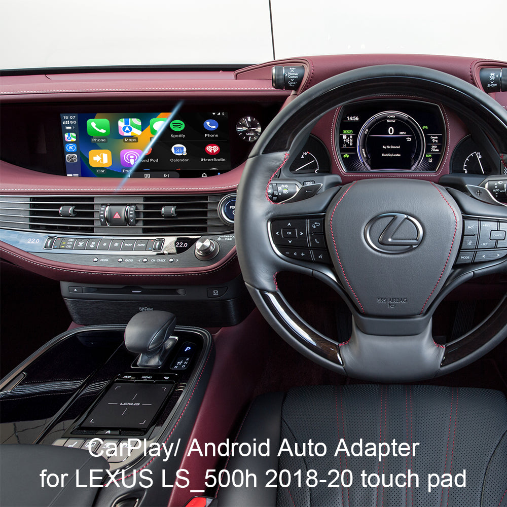 Lexus LS Wireless Android Auto Apple CarPlay for Lexus LS 2018-20 with Touch Pad