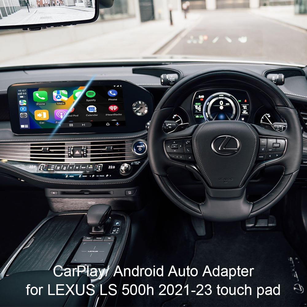 Lexus LS Wireless Android Auto Apple CarPlay for Lexus LS 2021-23 with Touch Pad