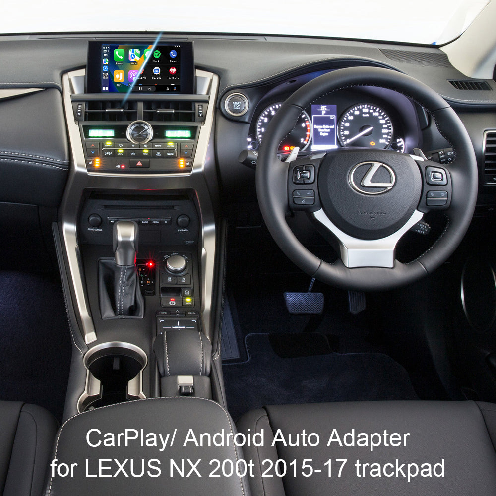 Lexus NX 2015-17 Wireless Android Auto Apple CarPlay with Trackpad or Rotary Knob