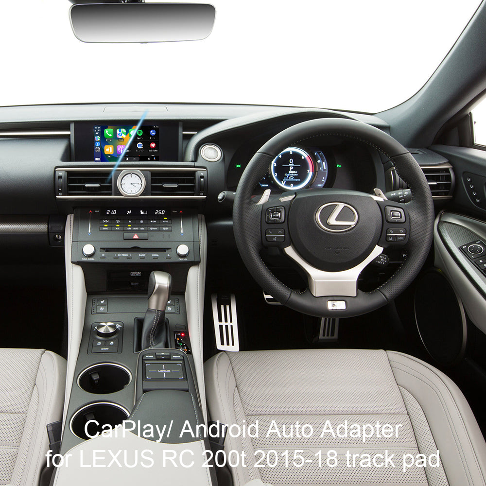 Lexus RC 2015-18 Wireless Android Auto Apple CarPlay With Track pad